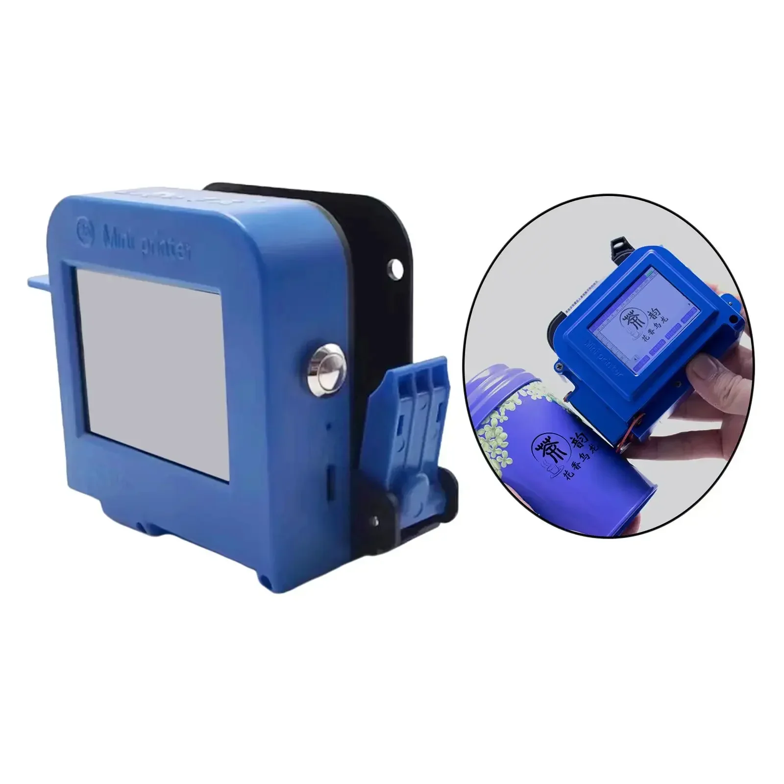 Portable electronic stamp  food & beverage machinery dot peen marking expiry date printer machine