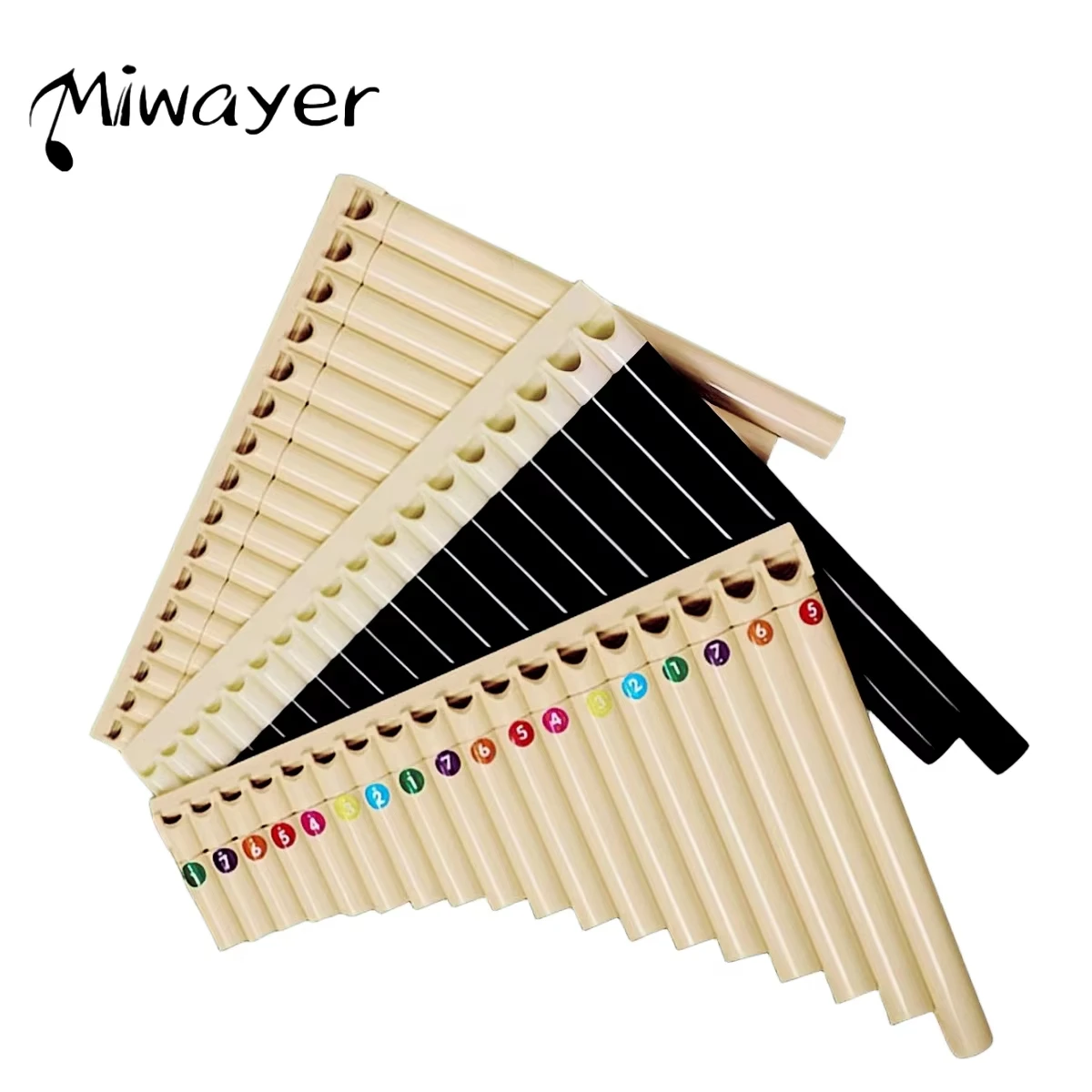 Handmade ABS Pan Flute, 18-Pipe High-Quality Student Panpipe, Portable Folk Instrument, Xiao Flute