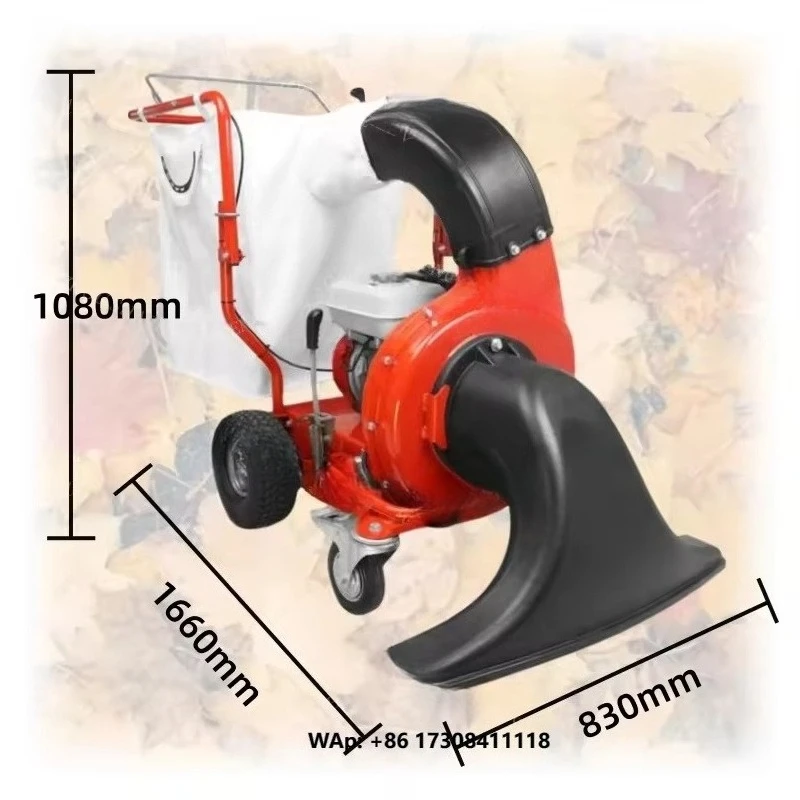 Industrial Leaf Vacuum Cleaner  Portable Blower Vacuum Picking  Leaf Collecting