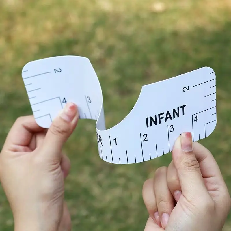 DIY дизайн с коротким рукавом линейка инструмент для калибровки с круглым вырезом инструмент для выравнивания ПВХ набор из пяти направляющих для футболок швейные аксессуары