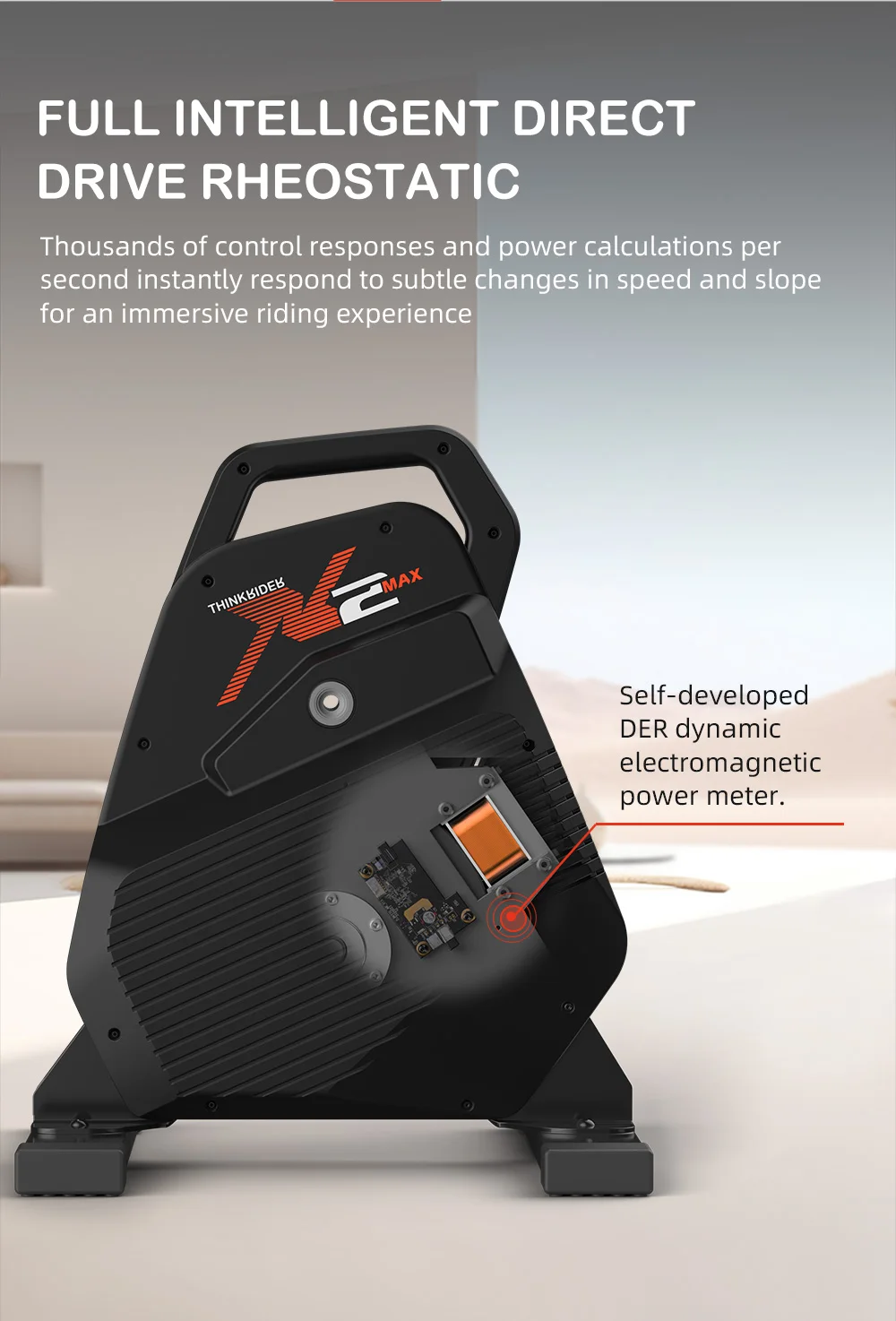 Thinkrider X2Max Smart Bike Trainer MTB Road Bicycle Medidor de