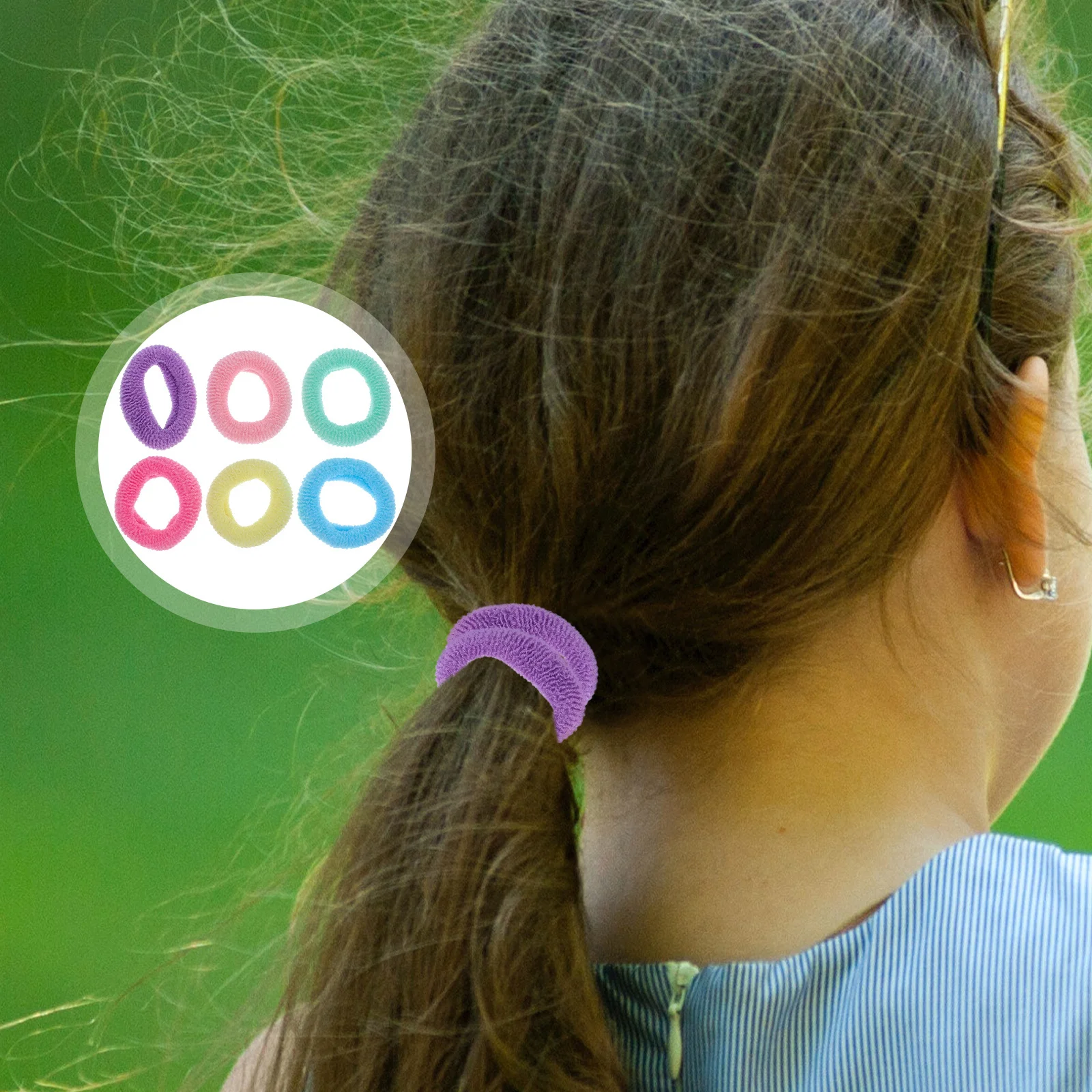 

80 шт. милые резинки для волос для эластичных маленьких держателей для хвостиков, мягкие резинки для волос для ежедневного использования на вечеринке