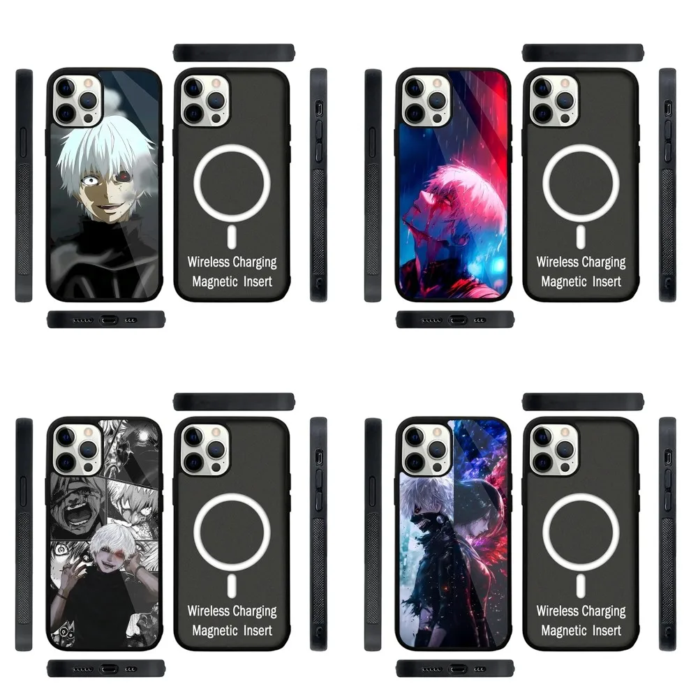 

Tokyo Ghoul Kaneki Ken Phone Case Strong Magnetic For IPhone 16,15,14,13,Pro,Max,Plus,11,12,Mini For Magsafe Wireless Charging