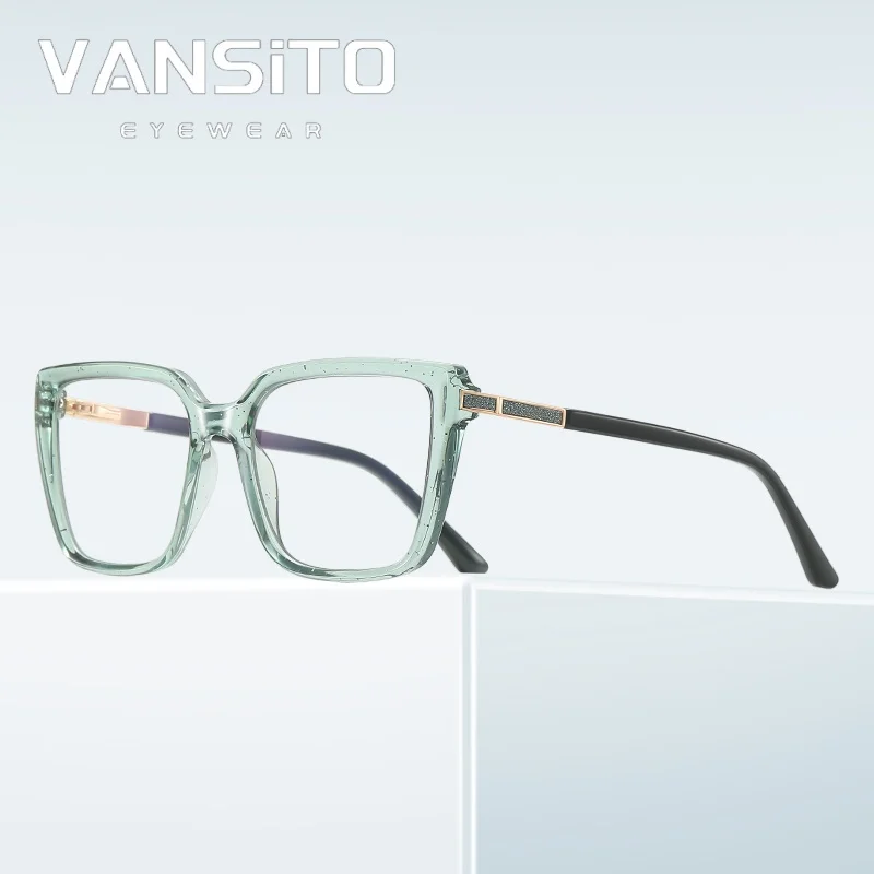 

VANSITO FASHION Glitter Anti-blue Light Spectacle Frame TR90 Optical Frame for Women Eyeglasses Frames