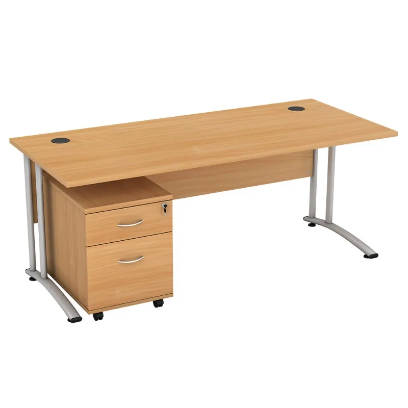 Desk staff single 4-person combination, business computer desk, desktop home training table, modern staff table