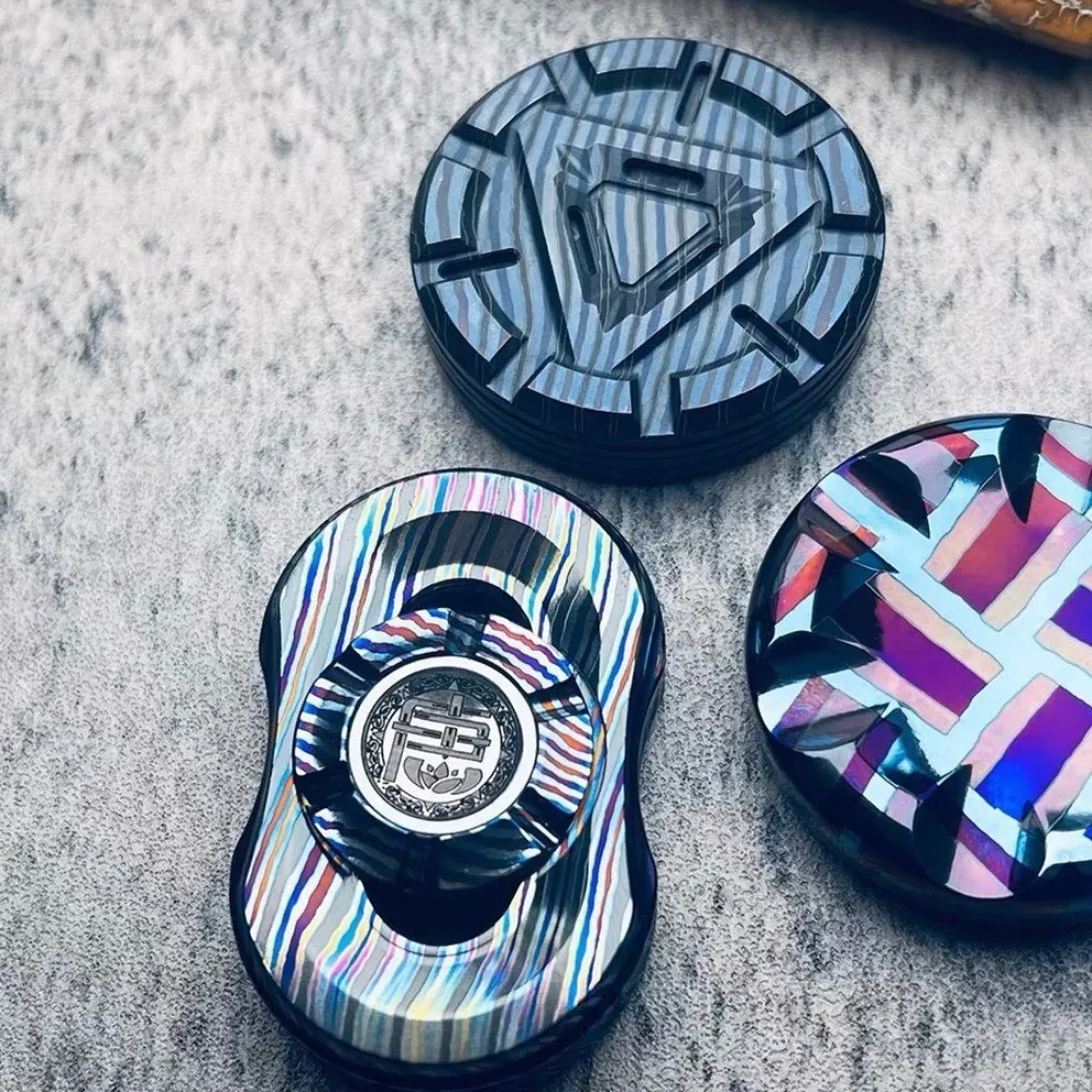 ฟิดเจ็ตสปินเนอร์ TiNB EDC TANGLING 2.0 ของเล่นฟิดเจ็ตสำหรับผู้ใหญ่ ของเล่นคลายเครียด ฟิดเจ็ตสปินเนอร์สองใบพัด ให้ความรู้สึกเหมือนไจโร