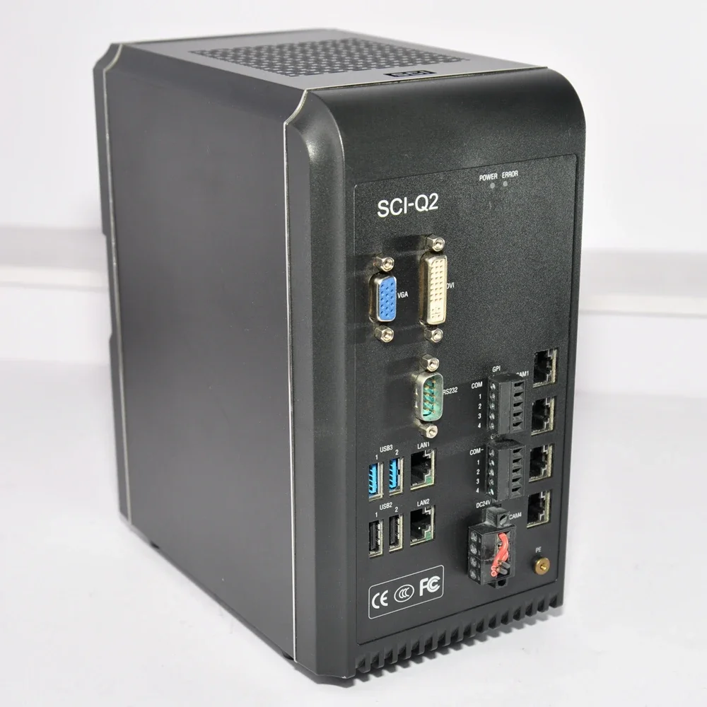 

CSI-Q2-V1.0 Machine Vision System Controller 4 PoE Gige Camera Interface USB2.0 3.0 rs232 Serial Port i5 CPU 64GB SSD Used