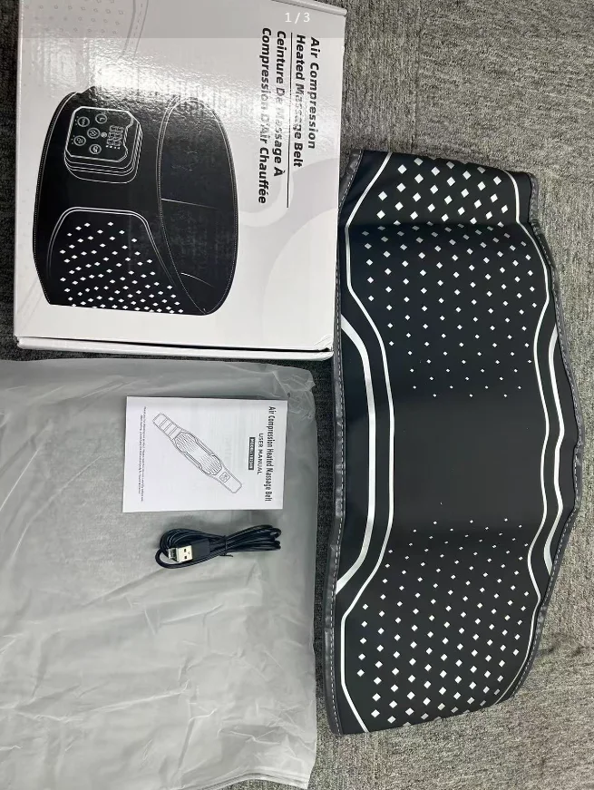 

Airbag massage hot compress waist belt Multifunctional horizontal airbag squeeze physiotherapy waist massager