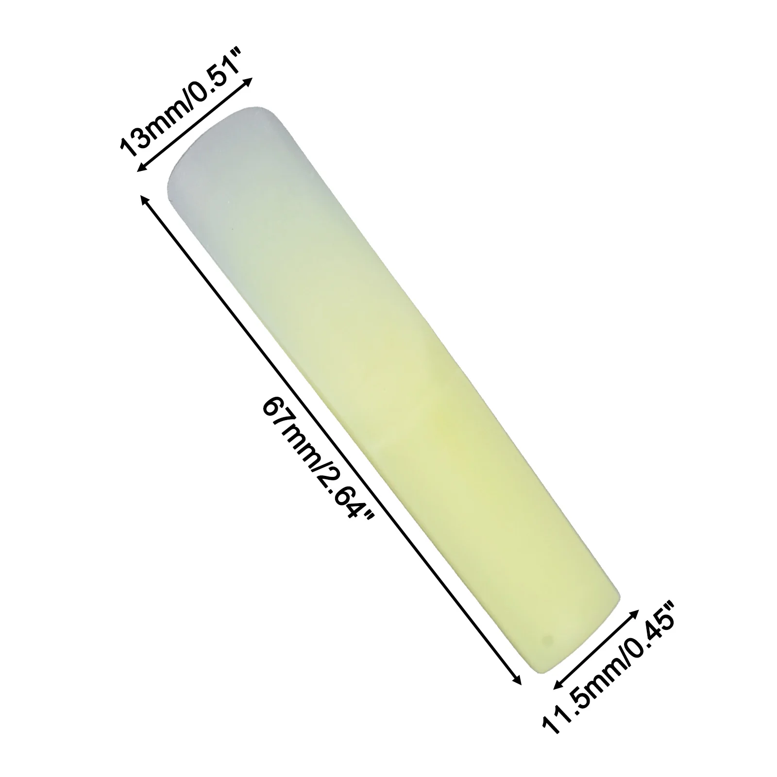 Synthetic Resin Clarinet Reed 3-pack Clarinet Reeds Resin Reeds Strength 1.5,2.0,2.5 Saxophone Tool Parts Replacement