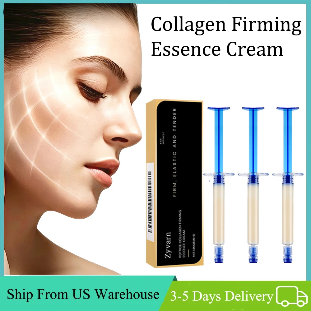 Polypeptide Collagen Elastic Essence Cream Firming Skin Fade Fine Lines Improve Dullness Brighten Skin Moisturizing Face Cream