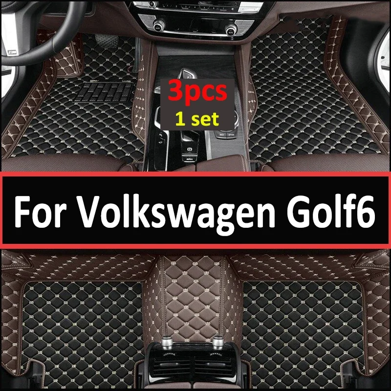 

Автомобильный напольный коврик для VW Volkswagen Golf6 Golf 6 Mk6 5K 2009 ~ 2013 Защита от грязи