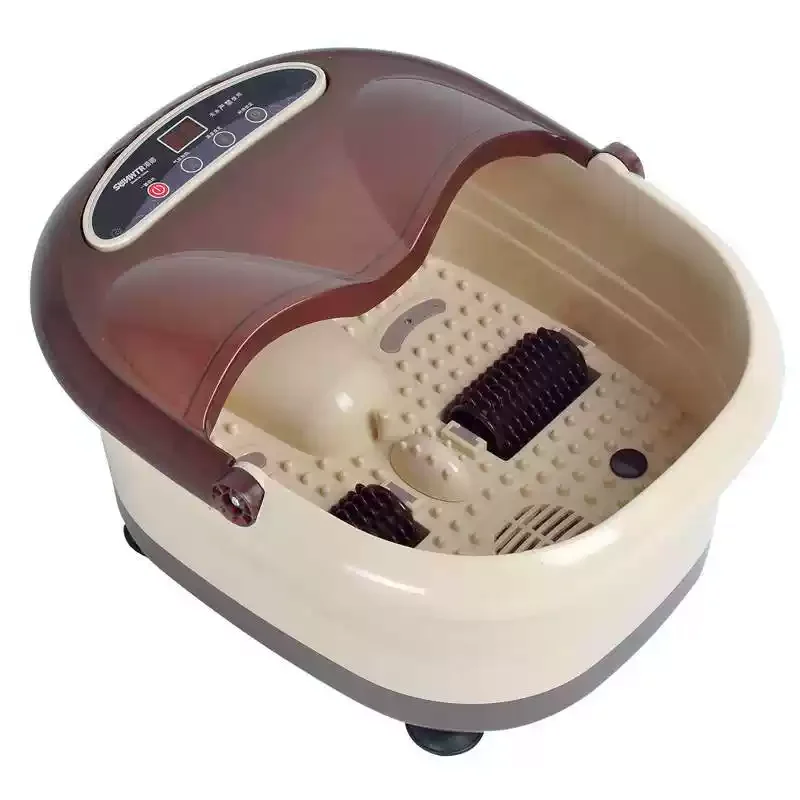 Automatic Heating Foot Bath Tub Massager Portable Foot Soaking Basin For Middle Aged Elderly Home Foot Spa Relaxation Equipment