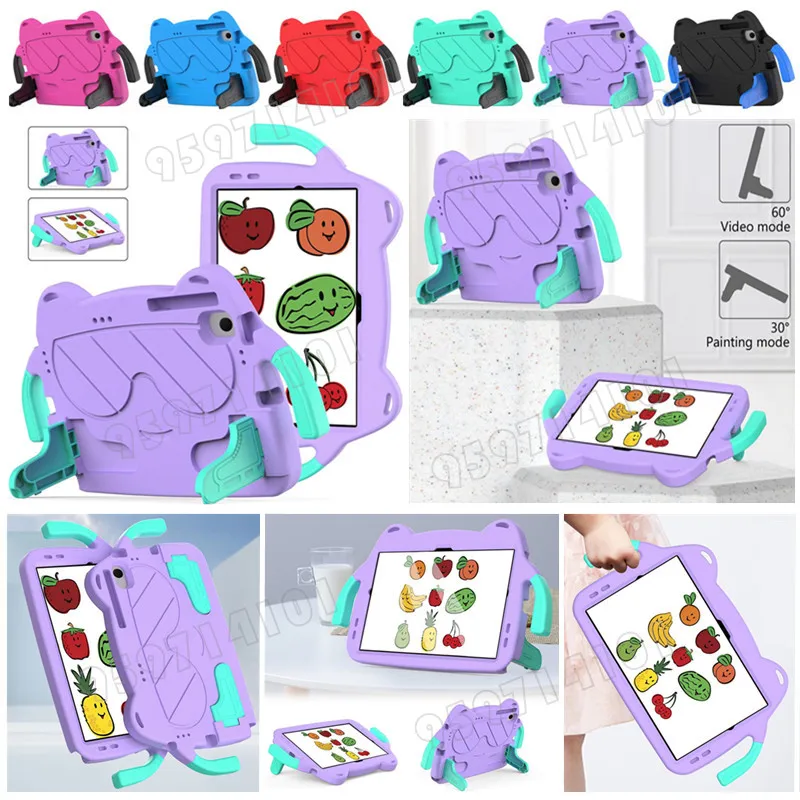 For Samsung Galaxy Tab A8 10.5 Inch 2021 SM-X200 X205 Cute Cartoon Kids Case Shockproof EVA With Bracket Protect Tablet Cover