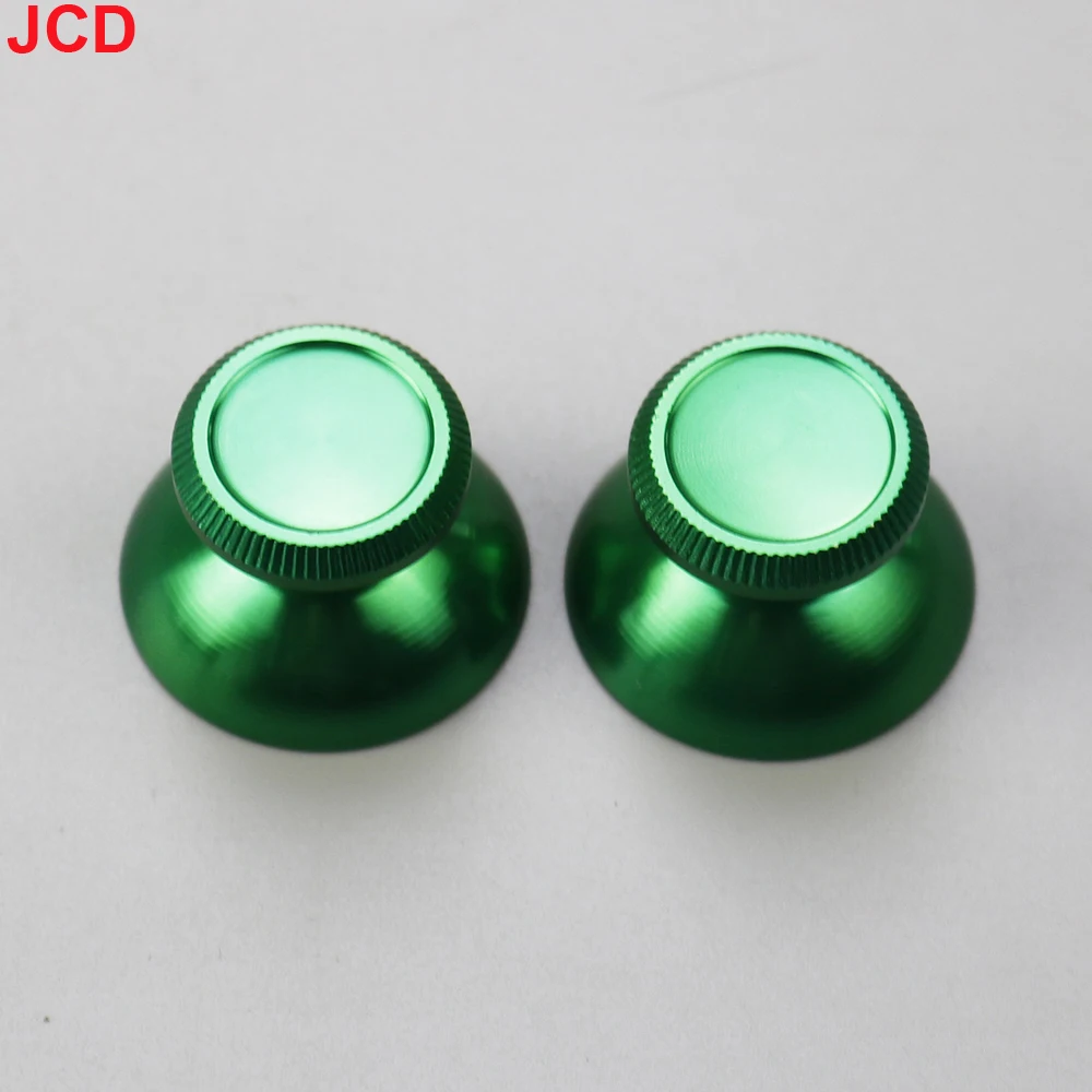 JCD 2pcs Metal Joystick Grip Cap Analog Thumb Stick Cover For PS4 Xbox One Gamepad Controller Thumbstick Replacement