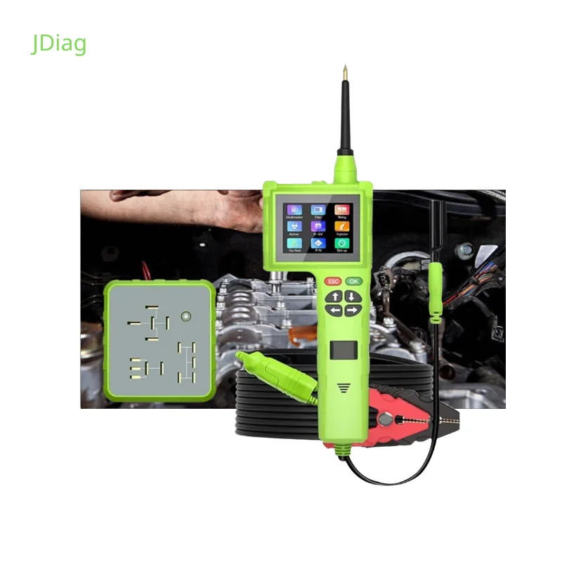 

Vehicle Voltage Tester and Troubleshooting Tool Topdiag P200 Pro Power Circuit Probe Kit Battery Status Indicator Jdiag