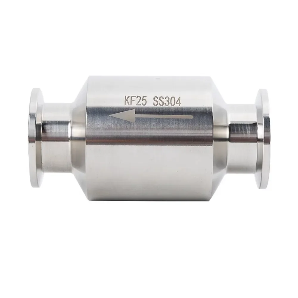 KF16 KF25 KF40 KF50 Vacuum Clamp Ferrule SUS 304 Stianless Steel Sanitary Non-return One Way Check Valve Homebrew