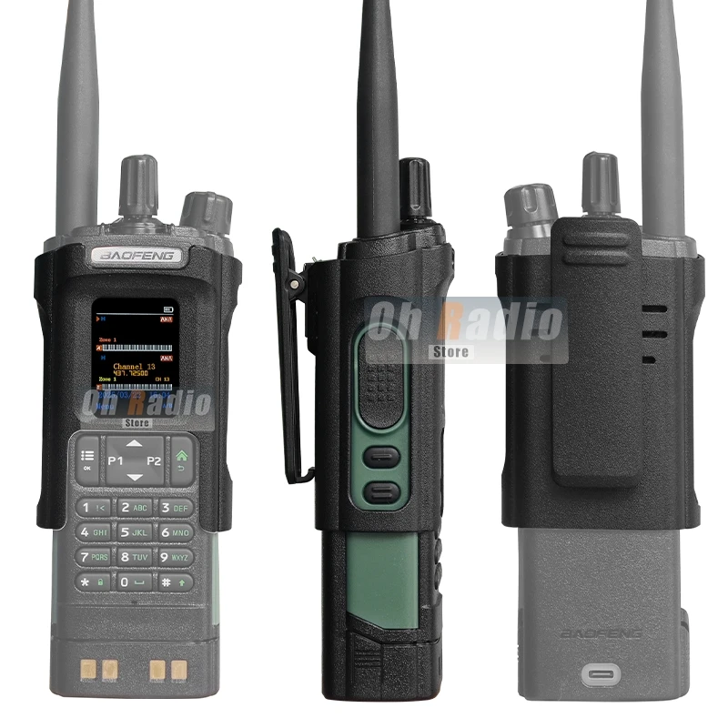Baofeng UV-32 walkie talkie cinto clipe hoster original DM-32 cinto coldre caso titular com clipe para dm32uv presunto rádio em dois sentidos