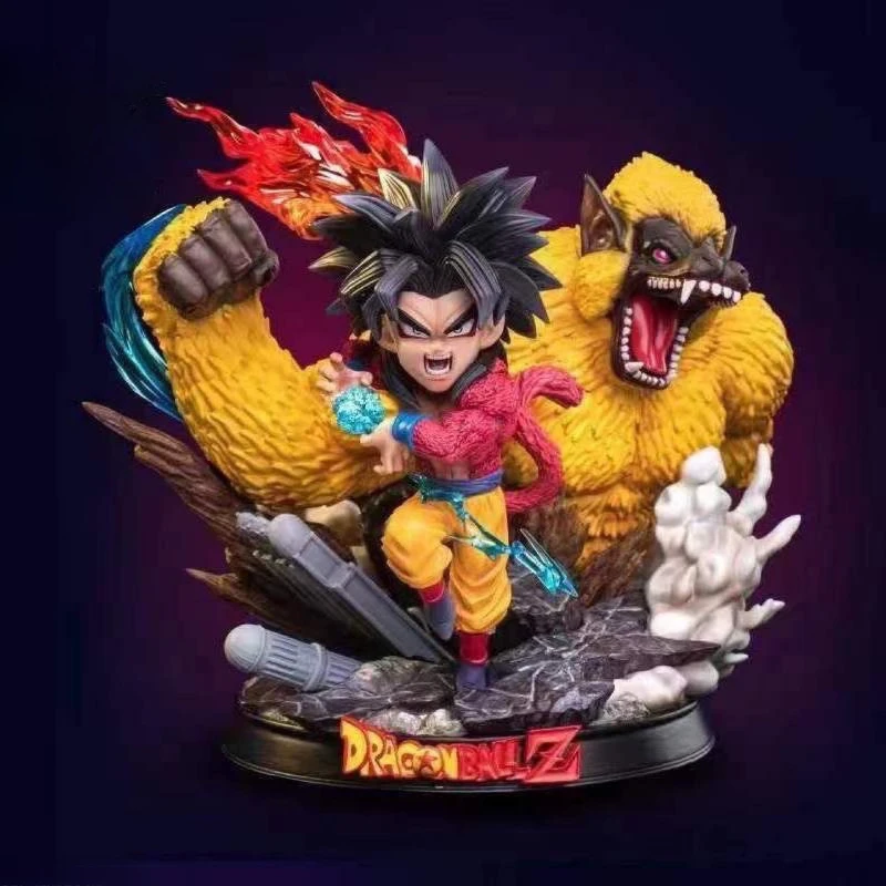 

13cm New Dragon Ball Anime Figure Super Saiyan 4 Son Goku Periphery PVC Model Statue Desktop Decorative Ornaments Kids Gift Toys