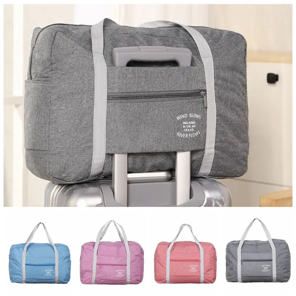 

Foldable Large Capacity Travel Luggage Bag Foldable Multi Functional Handbag Oxford Cloth Storage Bag Duffle Bag Clothes