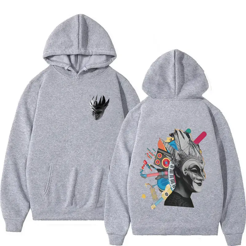 Hot Sale Men's Sweatshirt Boris Brejcha Hoodies Hip Hop Pullover Aesthetic Casual Fashion Fleece Clothes Autumn Long Sleeve Tops