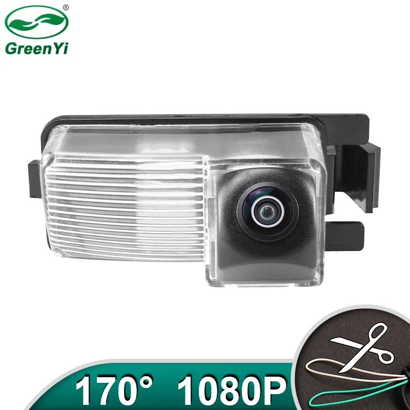 GreenYi HD AHD 1080P 170 Degree Fisheye Lens Vehicle Rear View Camera For Nissan Patrol Super Safari Y61 Patrol Armada Y62 Car