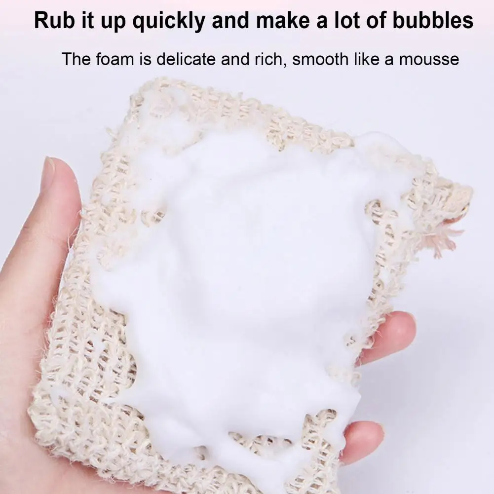 Mesh Soap Saver Bag Bath Brush Exfoliating Pouch Reusable Foaming Drying Luffa Soap Dish Bag