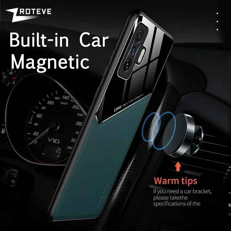 For PocoF4 GT Case ZROTEVE Leather Texture Soft Frame PC Cover For Xiaomi Poco F4 GT Xiomi Redmi K50 Gaming Global Phone Cases