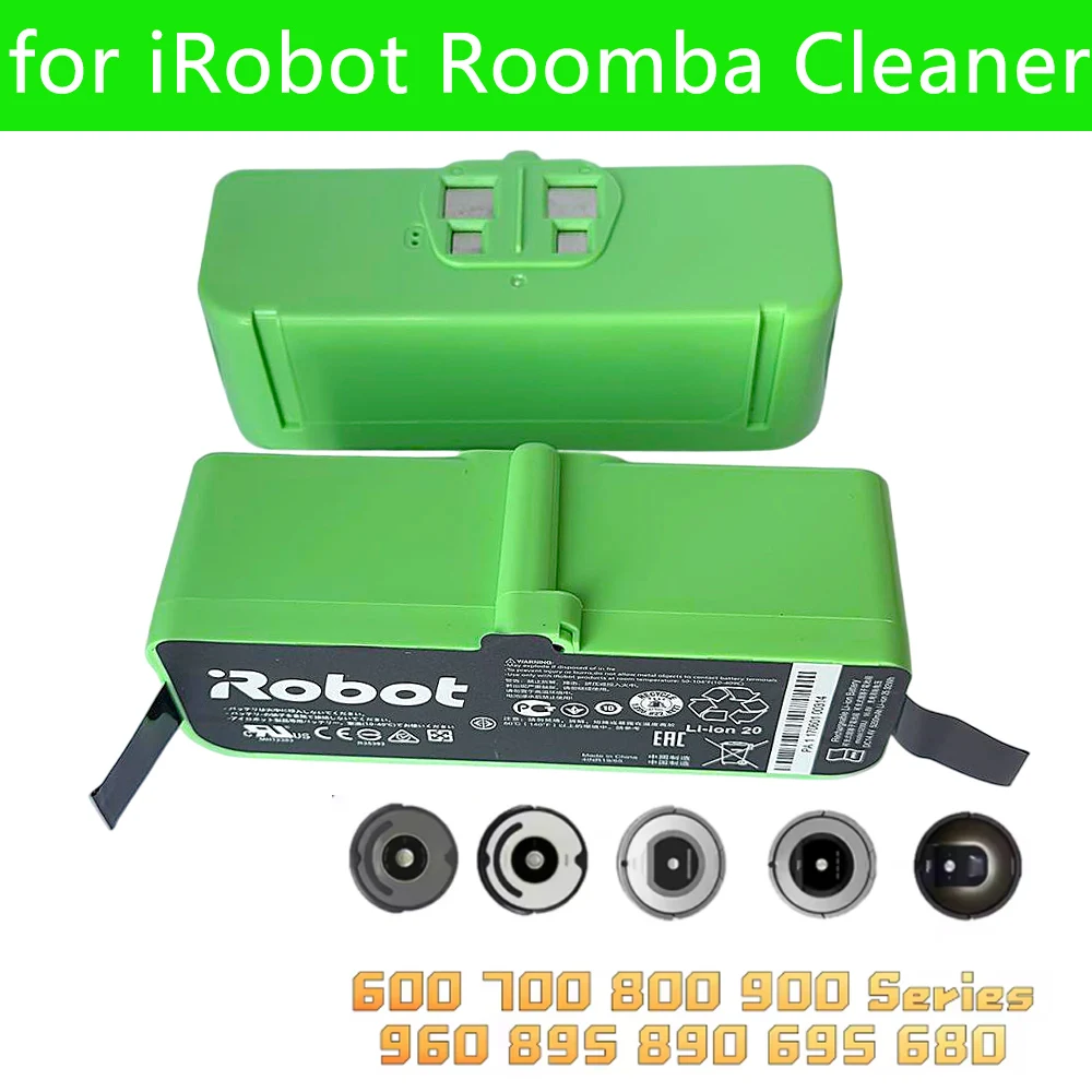BatteriBatterie Li-Ion 14.4V pour nettoyeur iRobot Roomba 900 800 700 600 série 960 980 981 965 895 890 860 695 692 690 680 675