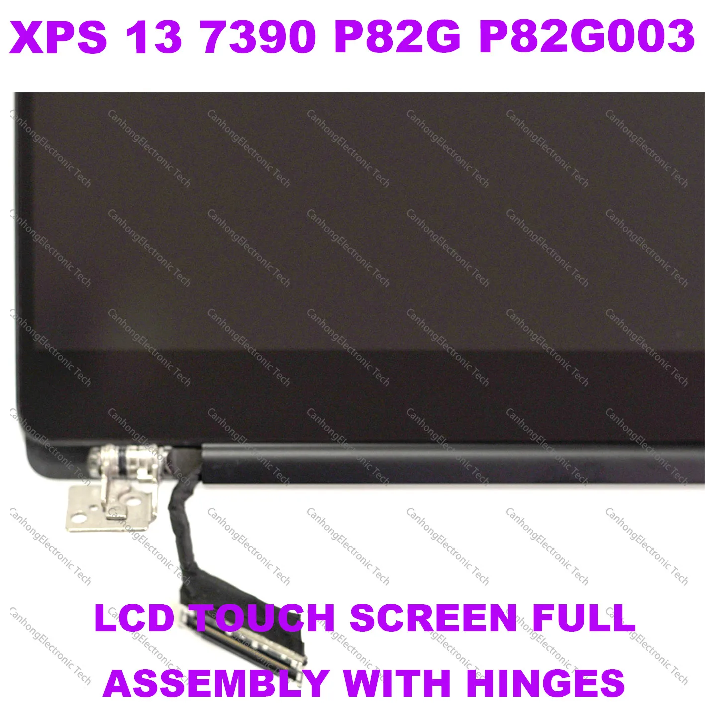 13.3 ''LCD تعمل باللمس شاشة كمبيوتر محمول مجموعة قطع غيار لديل XPS 13 7390 P82G P82G003 9380 P82G002 9305 P82G004 عرض لوحة