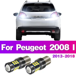 1156 BA15S P21W 7506 LED Car Reverse Light Bulbs Canbus Backup Lamp Accessories For Peugeot 2008 I 2013 2014 2015 2016 2017 2018