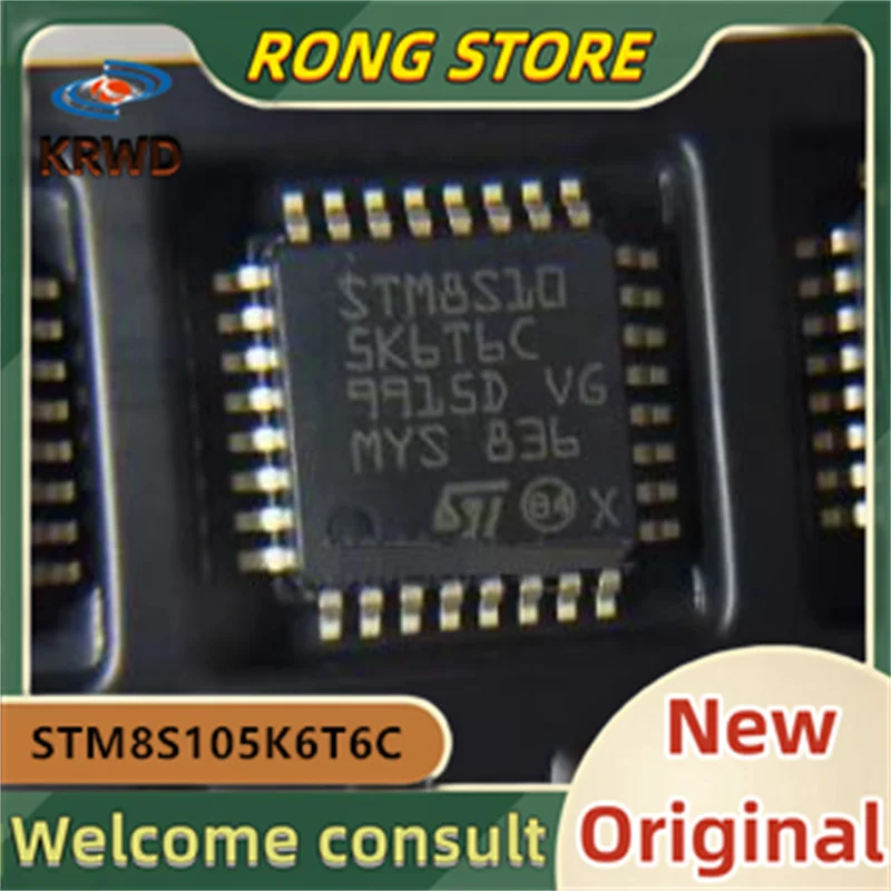 

10pcs STM8S105K6T6C STM8S105K6T6 QFP32 New and Original