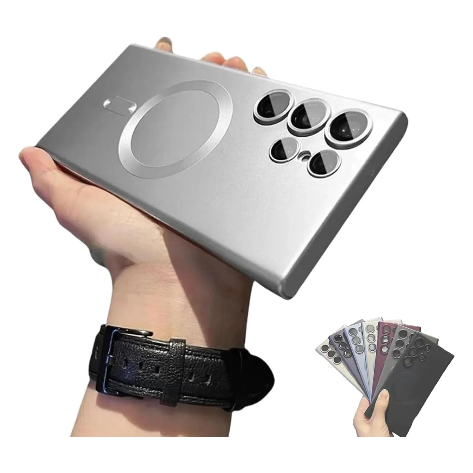 

Frosted Borderless Magnetic Case for Samsung Galaxy S25 Ultra – Slim, Shockproof