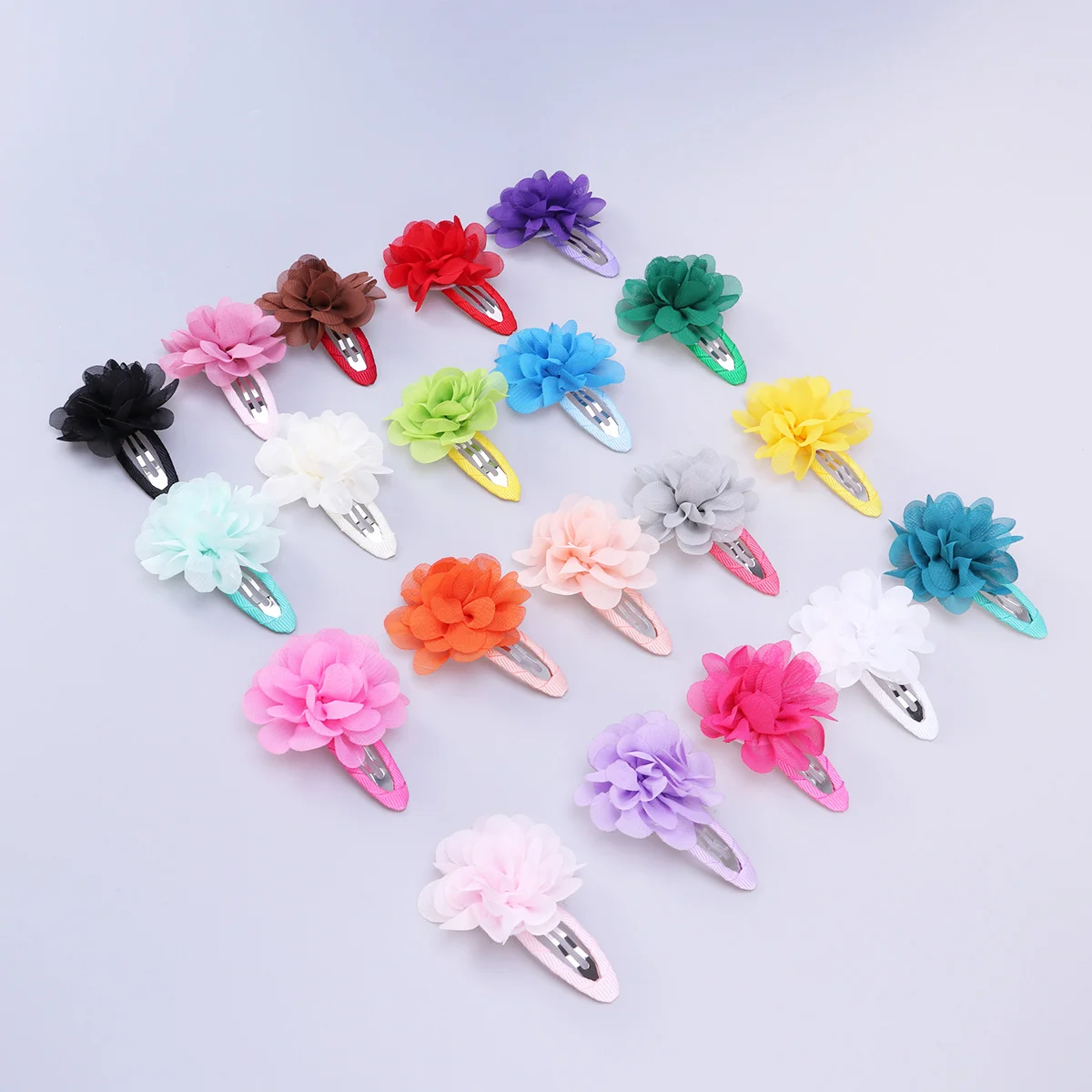 

20 Pcs Mini Hair Clips Baby Hairpin Girls Flower Kids Hairclip The Flowers for Child