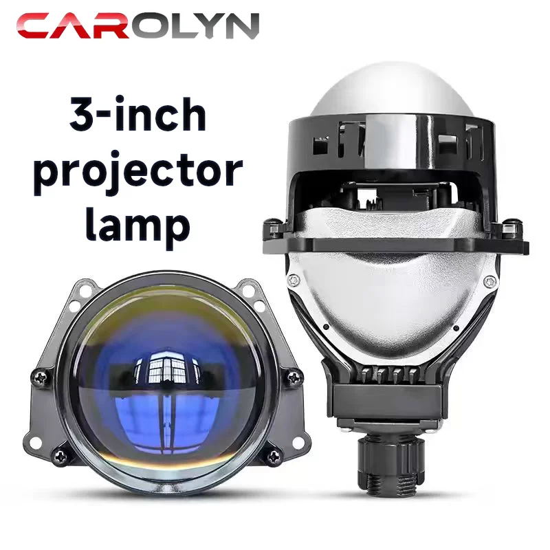 

carolyn 2pcs Bi LED Projector Lenses 3 Inch For Headlight Hella 3R G5 6000K Auto Lamp Car Lights Retrofit Kits Hyperboloid Lens