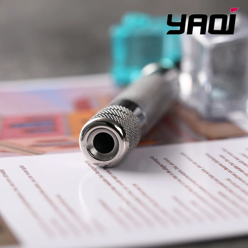 

Ручка для безопасной бритвы Yaqi из нержавеющей стали, идеальный подарок на Рождество