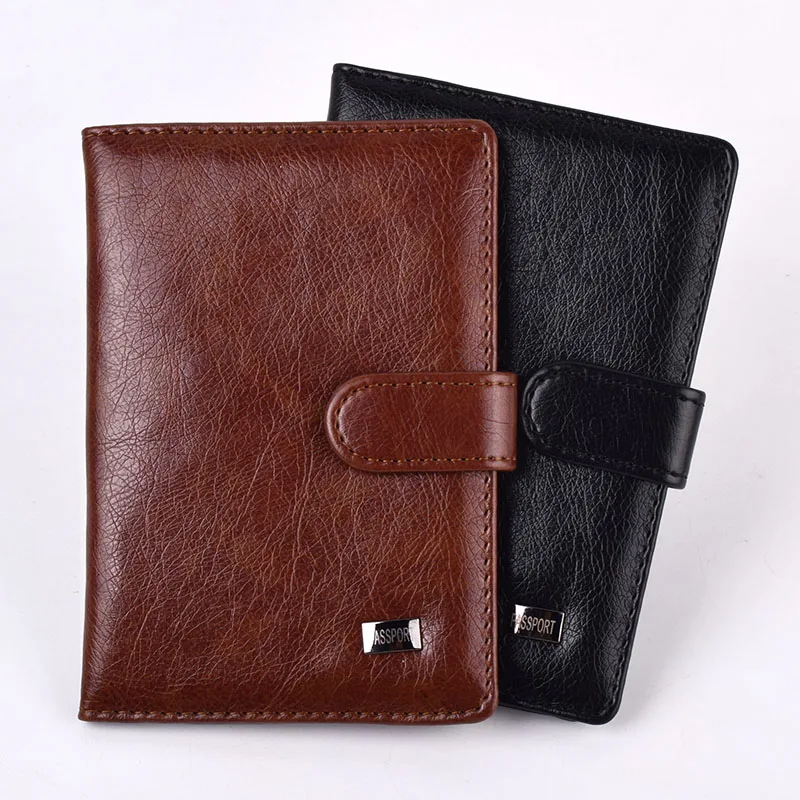 Hot Travel Hasp Passport Holder Cover Leather Wallet Women Men Passports For Document Pouch Cards Case обложка на паспорт