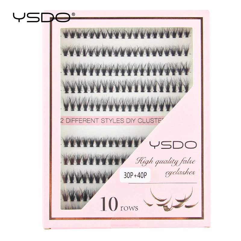 Pestañas Postizas Individuales con Rizo ABCD, Racimos, Esponjosas, Suaves, Naturales, de Visón, Suministros de Belleza 4