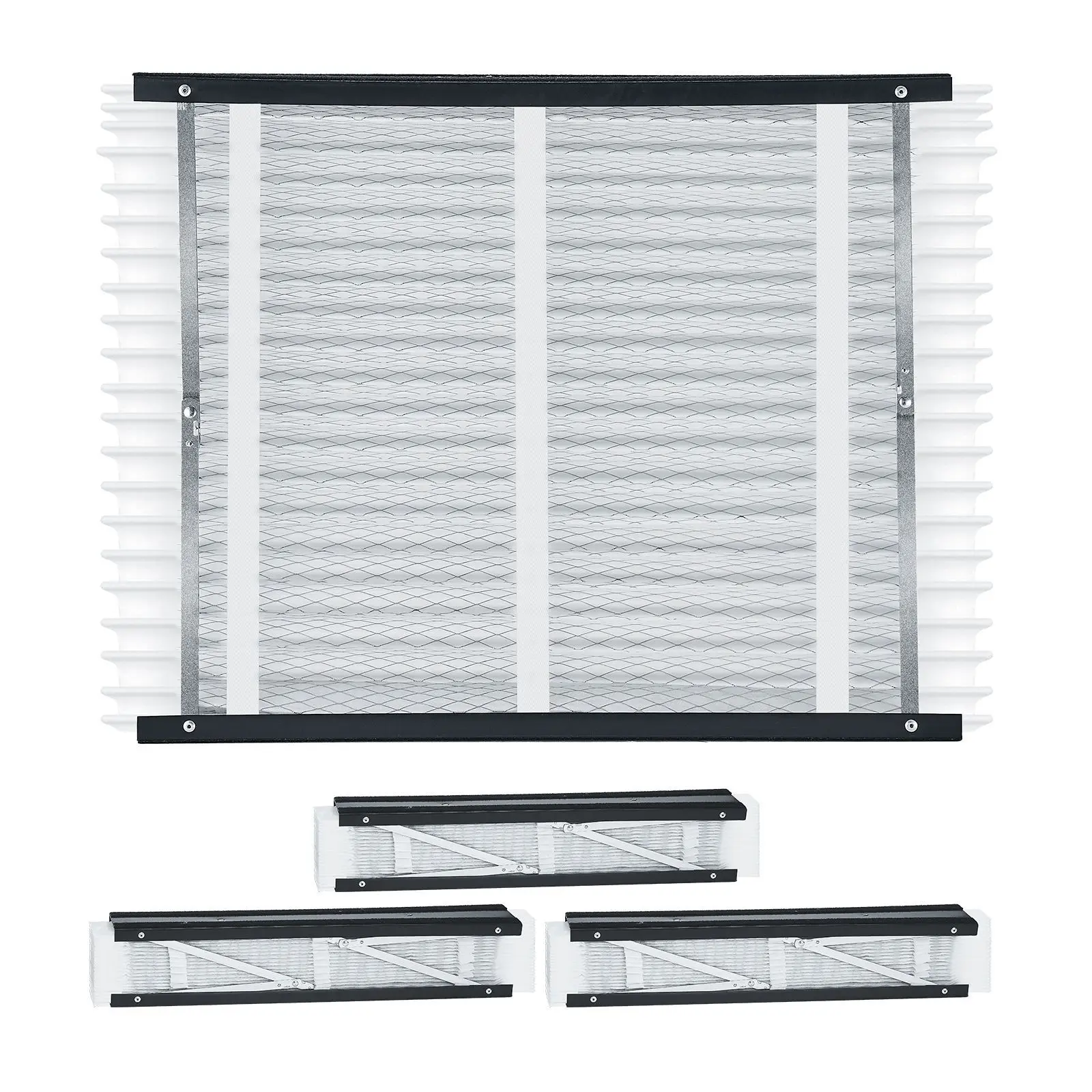 20 x 25 x 4 Furnace Filter, MERV 13 HVAC Ac Filters,12-Month Electrostatic Pleated Air Conditioner Filters, 4-Pack (Actual Size: