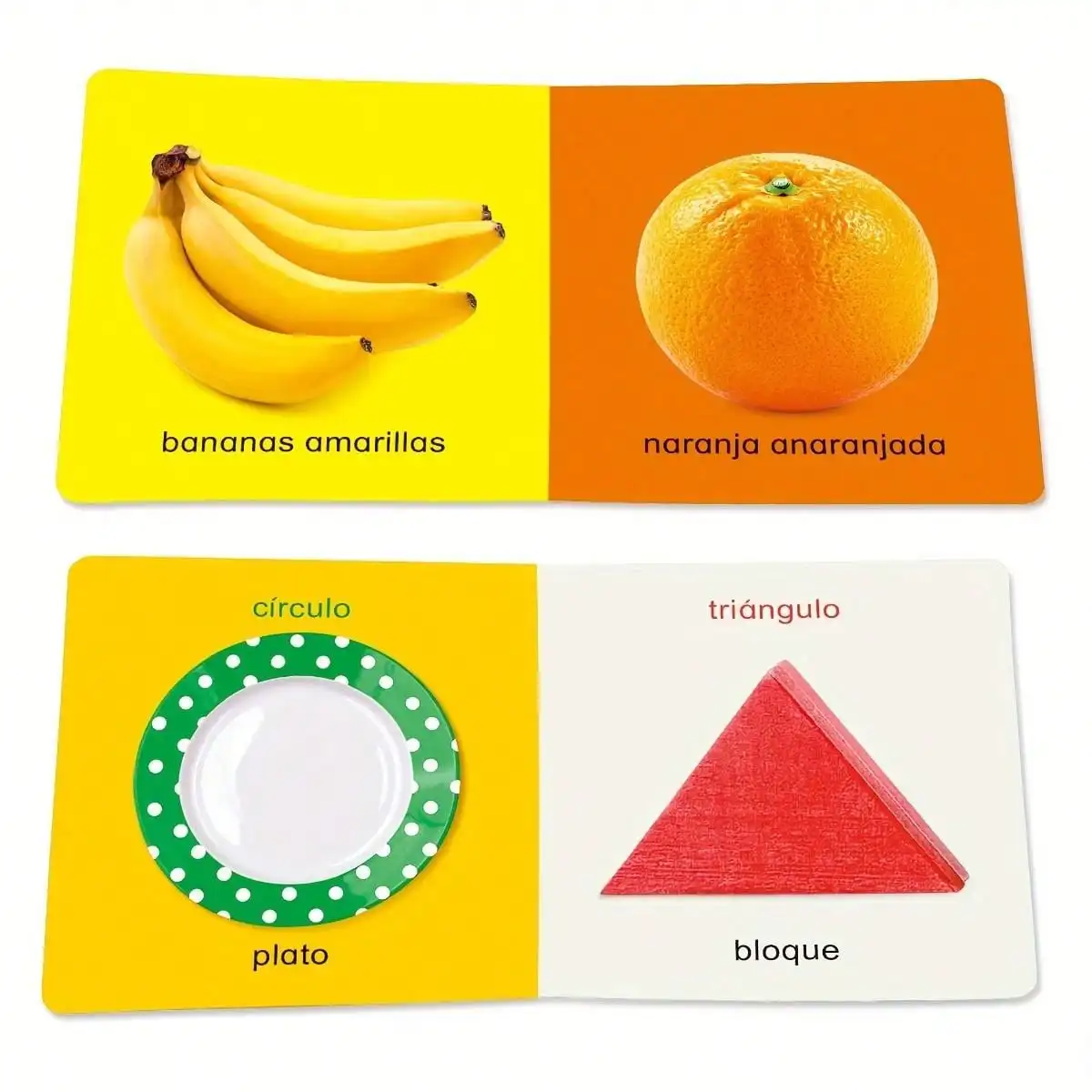 6 - Book Set Kids Educational Books: Spanish Learning for Colors, Animals, Shapes and More