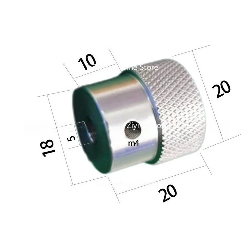 Suitable for Knurled Handwheel Round Handle Rotating Knob Machine Tool Small Wheel To Fix Aluminum Alloy Top Wire