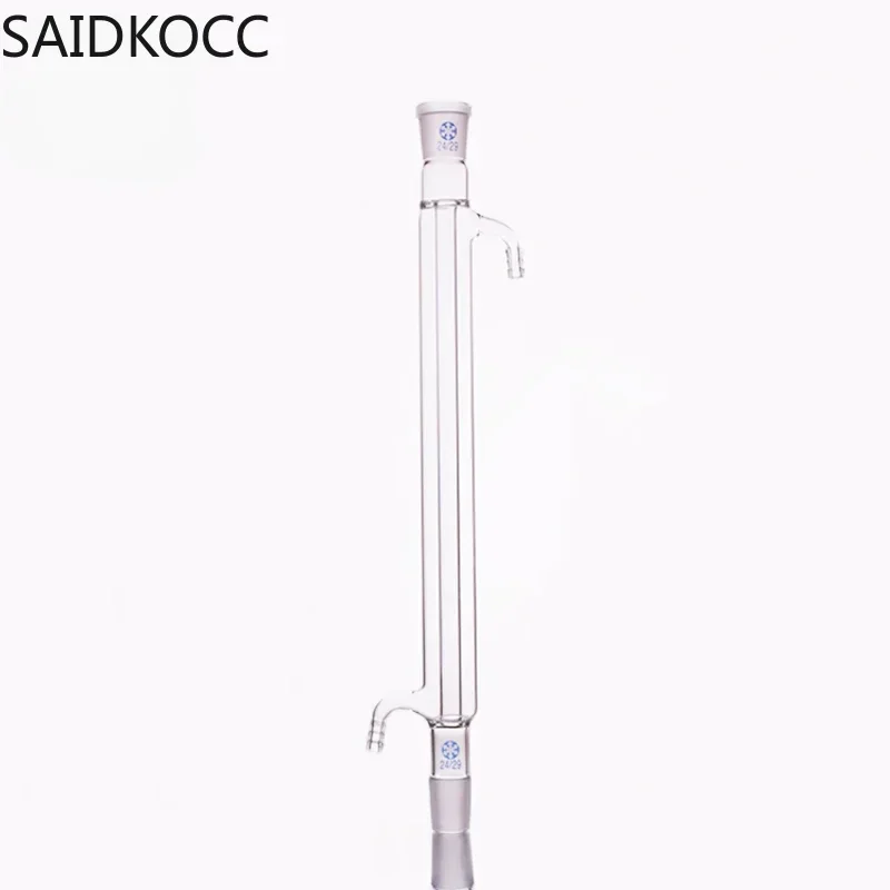 

OD45mm-65mm Straight condenser 60cm 40/38 Condensation length 600mm Condenser with fused inner tubestandard ground mouth 40*2