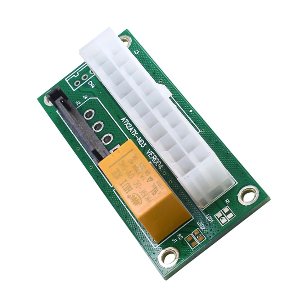 

Dual Boot Card Interface High Durability ABS Synchronous Power Supply Adapter Dual Starter Board for Big Video Cards Hard