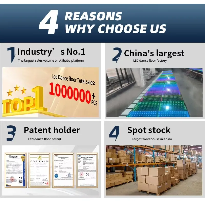 Dynamic LED Dance Floor Magnetic With Stage Activate Pista De Baile Buy Disco Flower Mirror 3D Waterproof