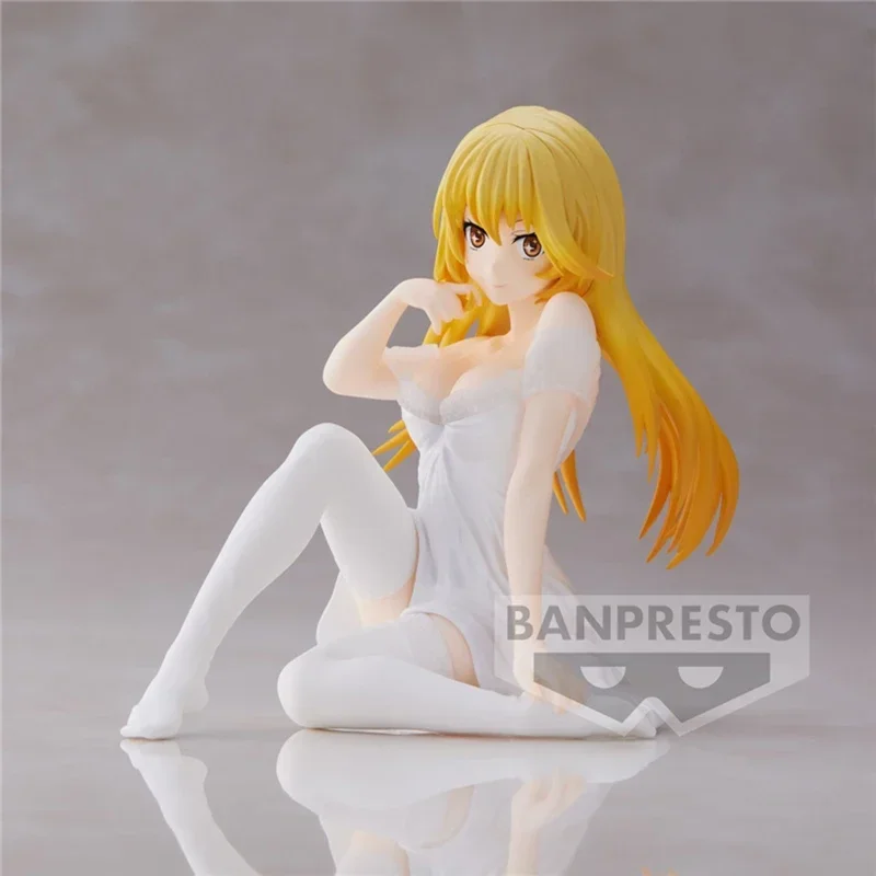 Original Bandai Shokuhou Misaki To Aru Kagaku No Railgun T Relax Time 11Cm Anime Figure Pvc Model Toys Kawaii Ornament Toys