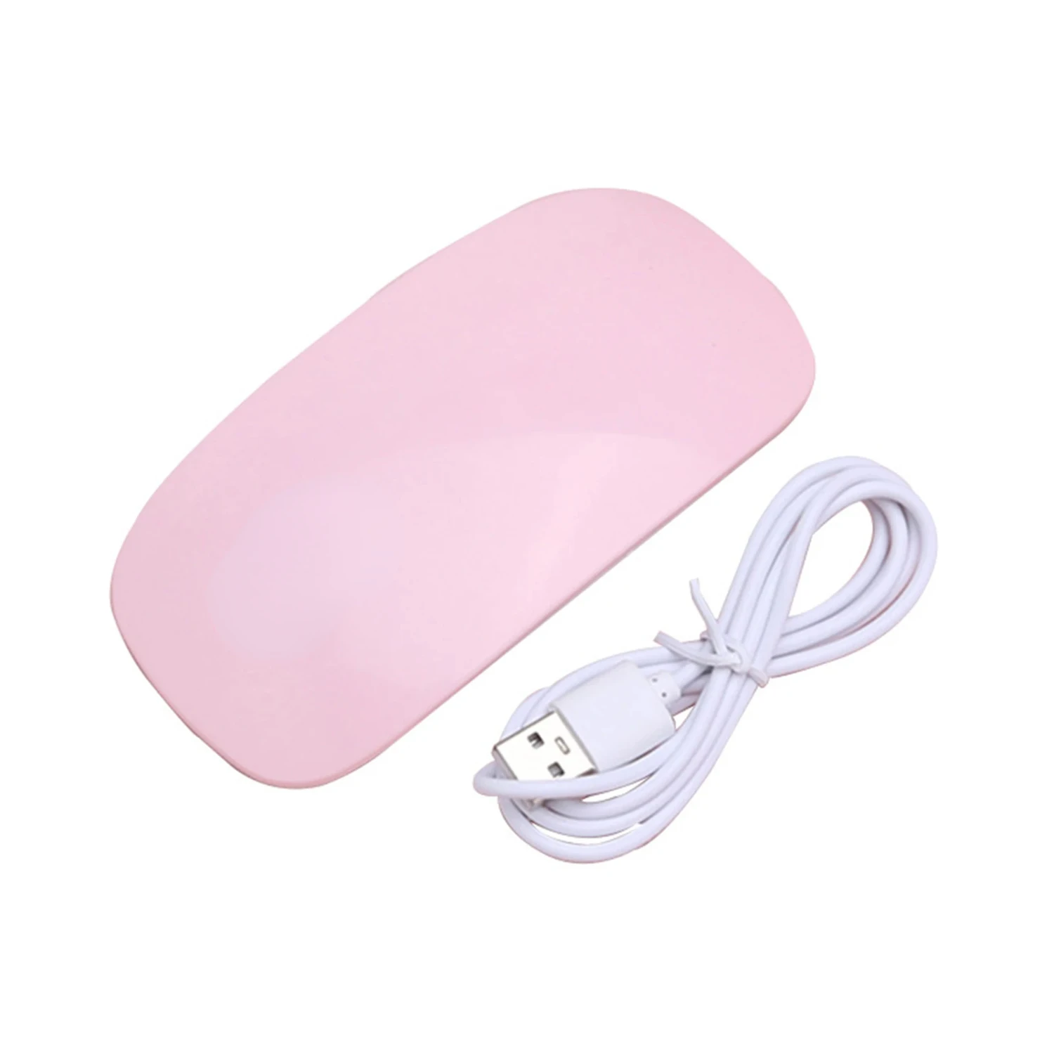 

Fosun UV LED Nail Dryer Mini Lamp Portable Curing Light Gel Nail Polish,6w(Pink) Small Size with USB Cable Curing All Na