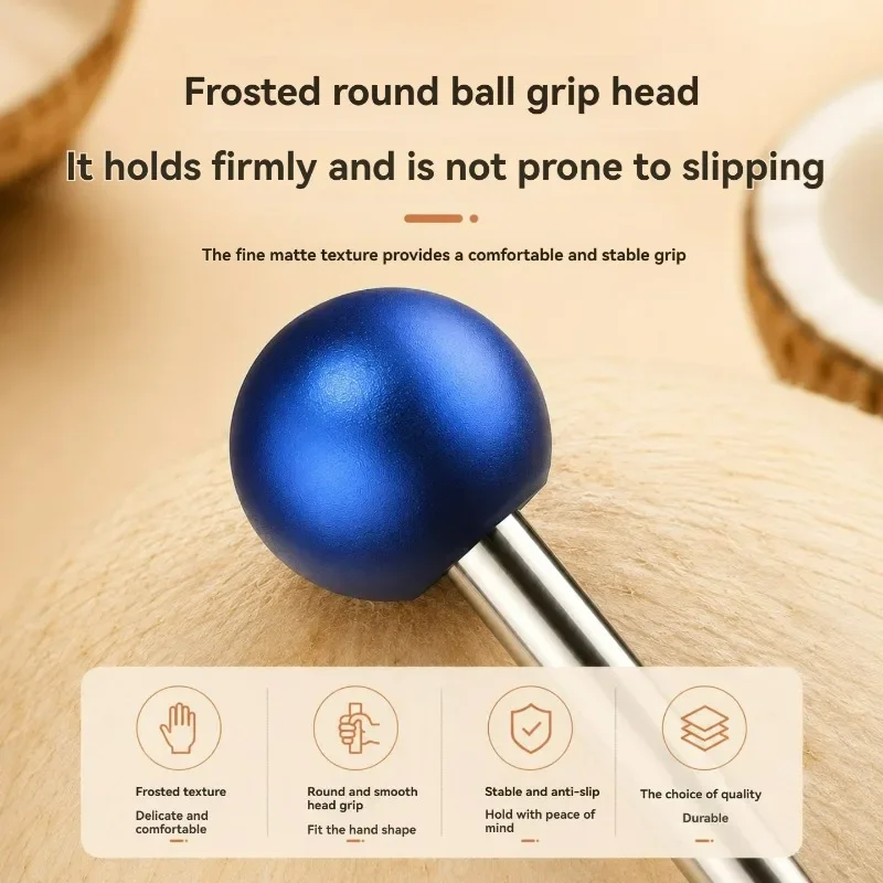 Commercial Fully Automatic Coconut Opener Household Stainless Steel Coconut Shell Opener Shell Opening Tool for Fruit Stores