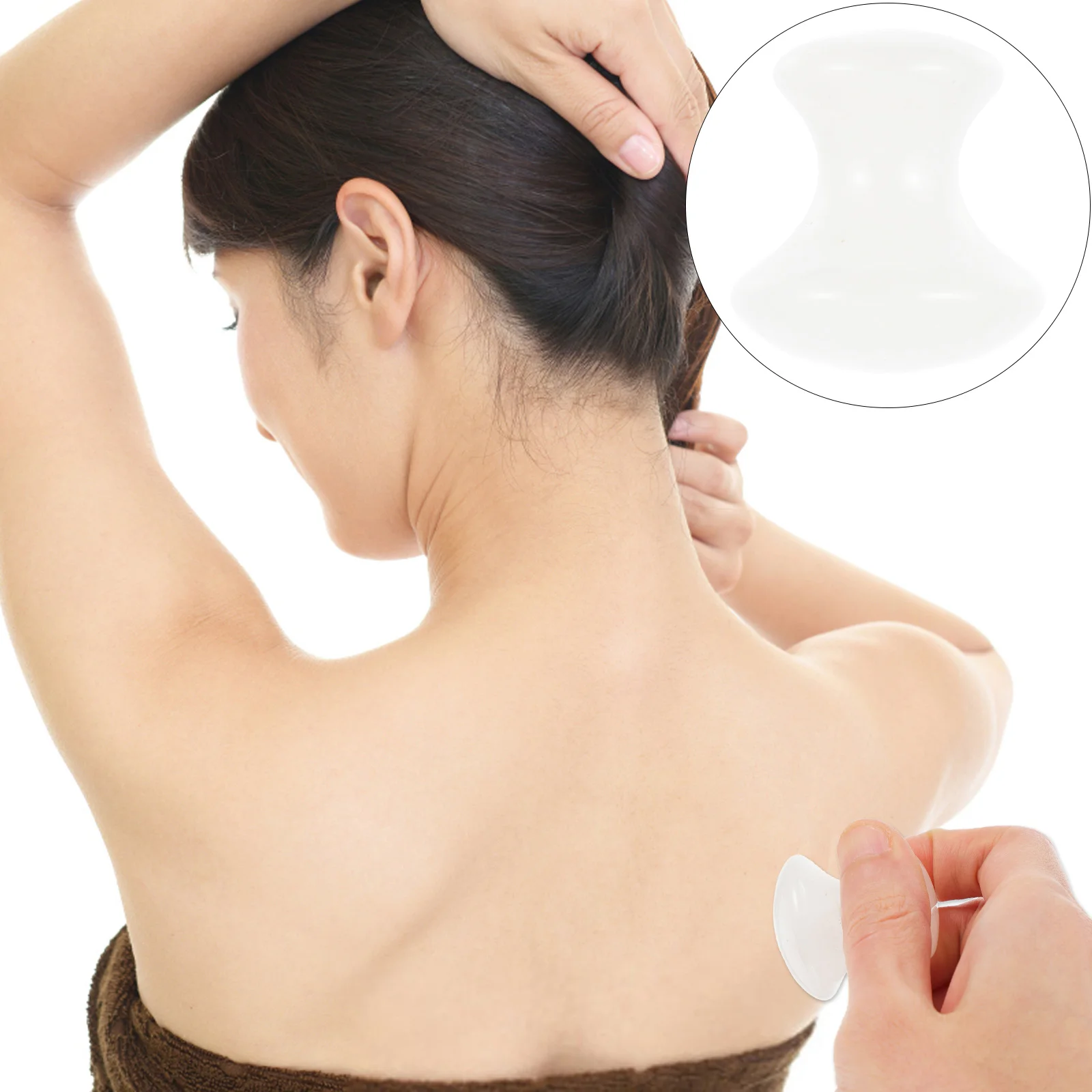 

Handmade Mushroom Shape Quartz Scraping Stone for Facial Neck Body Massage Static Free Mushroom Massaging Tool