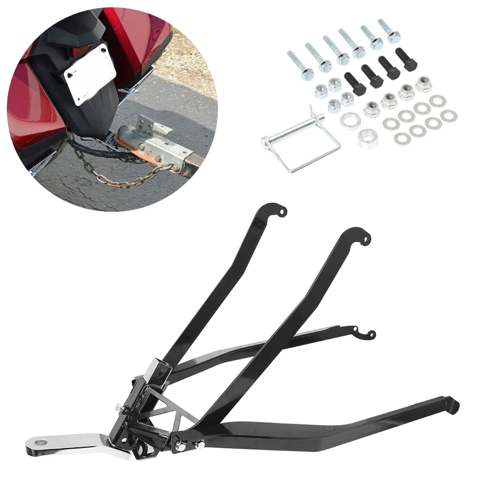 

Motorcycle Hidden Trailer Hitch Carrier Tow Dolly Hauler Hitch Rack For 2018-2022 Honda Goldwing Gold Wing GL1800 2021 2020 2019