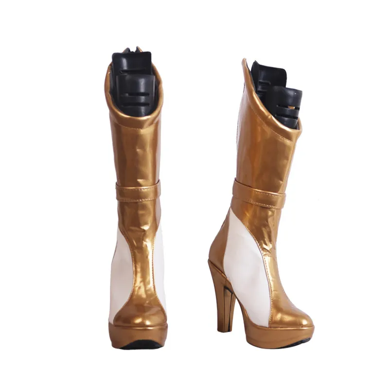 LOL KDA Ahri Akali Kaisa Evelynn Cosplay Shoes Boots Women Girl Christmas Game Halloween Party Costume Props view 5
