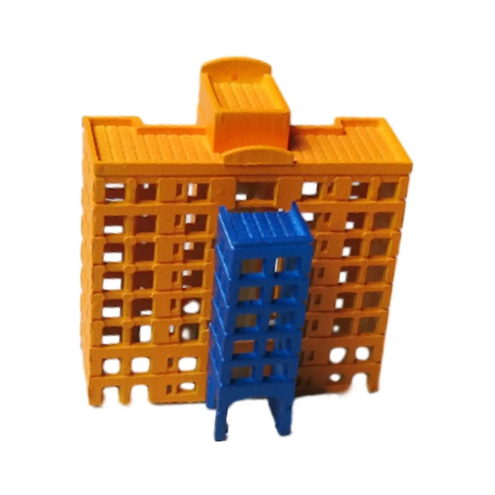 

ABS Painted Buildings Model Kit 1 500 Scale Modern City Construction Sand Table Decor for Diorama Projects